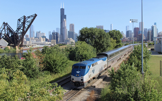 El tren de alta velocidad Amtrak alcanzará los 110 km/h entre Chicago y San Luis